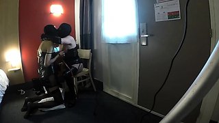 Docile Submissive Games with a TV CD