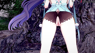 Lauma hot blowjob - Genshin Impact