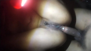 Mexican woman gets her ass full of cum