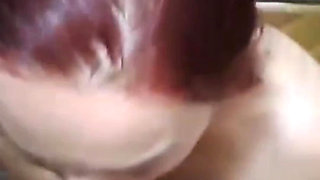 Beautiful Blue Eyed MILF Eating My Cock While Teasing Me on the Edge of Cumming