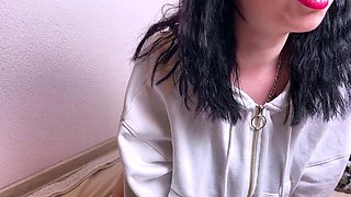 Brunette Masturbates for Neighbor