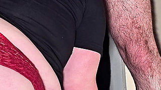 Huge Ass Blonde Stepmom Blowjob by Big White Cock