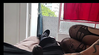 Perverted Boss Punched Maid's Butt