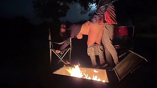 Using My Pussy at the Camp! Trying to Get Caught!