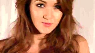 ThisIsGlamour Nadia Carlton In White Top And Little Panties