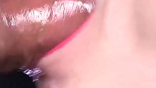 Detailed Close up Messy Sloppy Deepthroat and Cum in Mouth