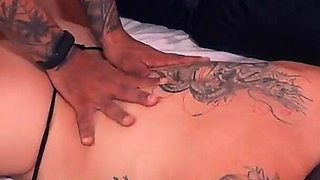 Colombian Hotwife Gets Erotic Massage Before Getting Fucked