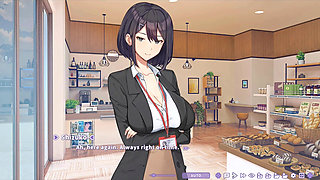 Hentai Game - Summer Clover - Shizuko Masturbation Scene