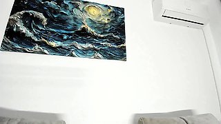 Webcam brunette furios anger masturbation 2