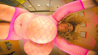 Milf bouncing her huge tits just on your face