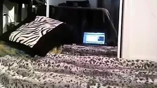 Cute blonde amateur webcam teen masturbating