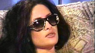 Hot brunette amateur MILF rides hubbys cock