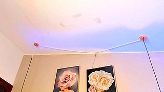 Sexy Blonde Toys Her Pussy Close Up