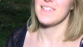 MILF Swinger Cum Slut Wife Kitty Goes on Her First Dogging Mission