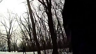 Outdoor Amateur Cock Sucking