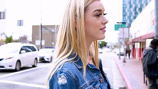 Mick Blue fucked Anny Aurora’s tight asshole in a steamy scene