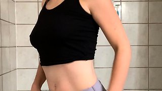 Hottest Amateur 19yo Blonde Teen going solo on Webcam