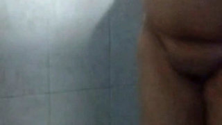Taking a shower