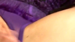 Blonde whore gets roughly slammed in her both holes