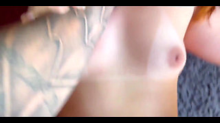 Pink Pussy Squirts on Stepdad's Dick