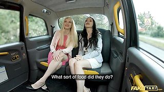 Desirable Nelly Kent and Vanessa Hillz - public trailer - Fake Taxi