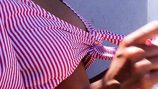 Petite natural Asian MILF passion posing