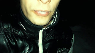 Play with Cruisers Cum in Mouth on My Knees After He Left
