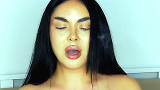 Beautiful Brunette Smoking Fetish Tease - Softcore Seduction