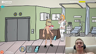 FuckerMen Hospital - Big Tits Nurse Sucks My Huge Cock  Adult Game Playthrough