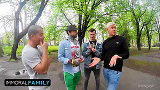 Paper Airplanes! PAWG Sara Diamante Squirting in First Double Vaginal (dv) Gangbang - Immoral Family 4K