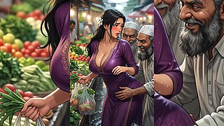 INDIAN MILFs and Bhabhi Totally Dominated by Filthy MUSLIM Men - Public Grouping & Corruption