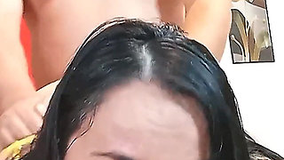 My Unfaithful Stepmother Gets in Doggy Style and Moans While I Fuck Her Hard