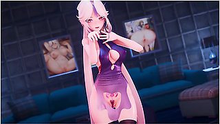 Animated fantasy of mischief and seductive energy