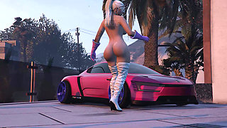 GTA 5 FRANKLIN CAPTAIN CRAZY DICK GIVING IT ALL OVER THE SAINTS GTA V
