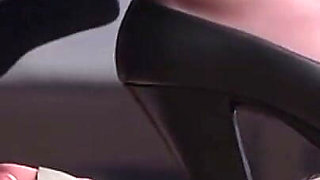 Fat BBW Foot Trampling - Humiliating Skinny Slave