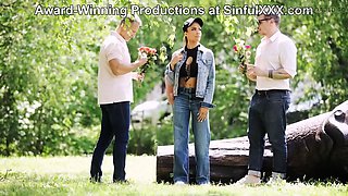 Three is My Lucky Number! Diana Lawrence, Denis Marti & George Uhl for SinfulXXX
