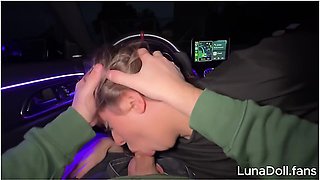 Fucked Outside On His Mercedes - Luna Doll