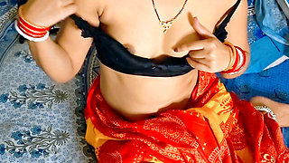 Newly Married Village Wife Virgin Pussy First Time Fucking Hard in Saree