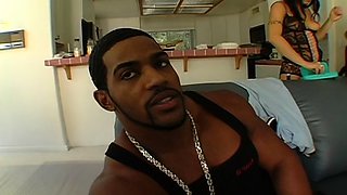 Classy slut interracial big cock blowjob toy and ass fun