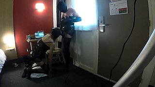 Docile Submissive Games with a TV CD