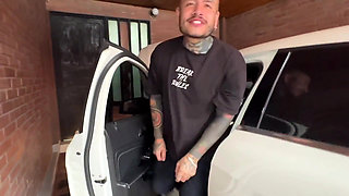 He Pays for the Repair of the Car with a Russian Between His Huge Tits