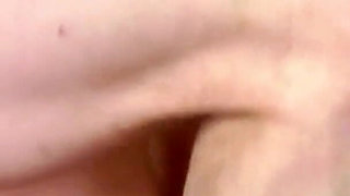 Blonde skinny teen fucked hard in the ass by step brother and his friend