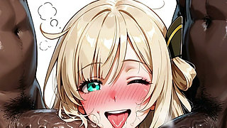 Anime Hotwife BBC - Every Married White Slut Deepthroats a Thick Black Cock