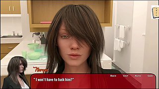 3D lesbian visual novel with natural giant boobs and amateur vibes