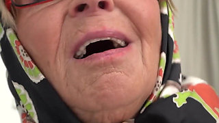Rough POV Fucking with Busty 76 Year Old Mature