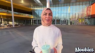 Hijab MILF Venus Valencia Big Tits POV Blowjob & Doggy Style Fuck