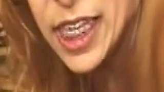 Blonde Babe Stretched Wide by Throbbing Big Cock Dripping Cum