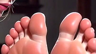 Elderly Lady Tied - Beautiful Girl Passionate Foot Licking