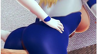 Invisible Woman Is Getting Fucked With Elastic Dick // Parody